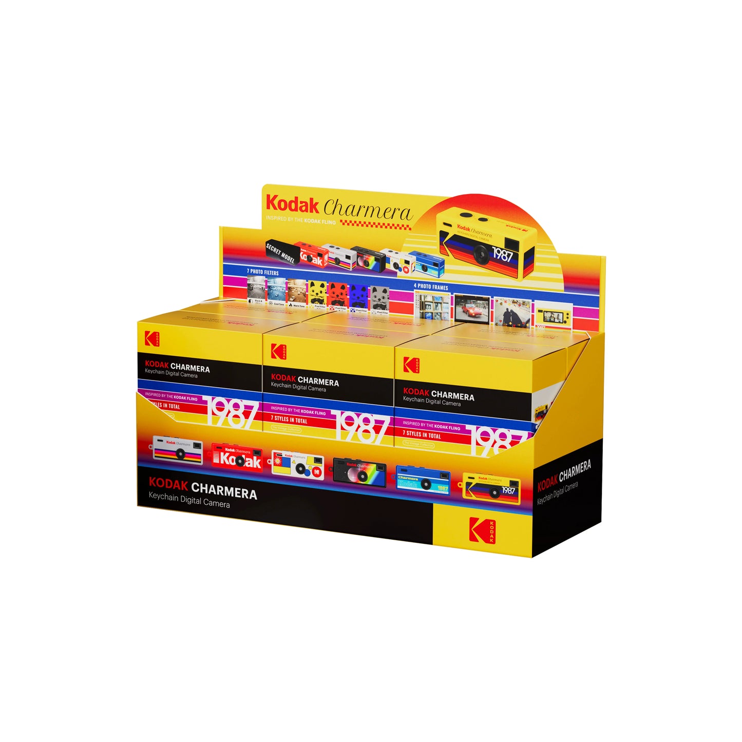 【Lmt 1/customer】(SD Card not included!) KODAK CHARMERA Keychain Digital Camera Series Blind Box