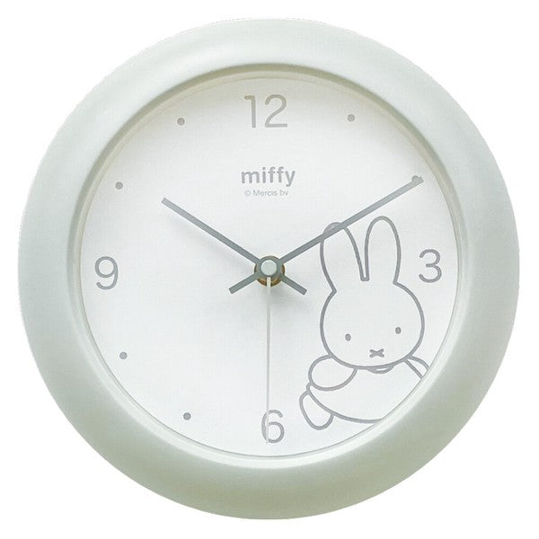 Miffy My Room Clock Gray