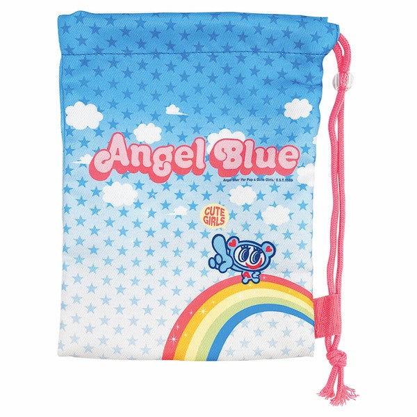 Narumiya Angel Blue Drawstring Shopper Style Pouch (BLUE)