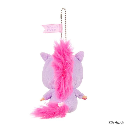 Monchhichi 475 Shinako Wataame-chan Unicorn Plush Pendant S