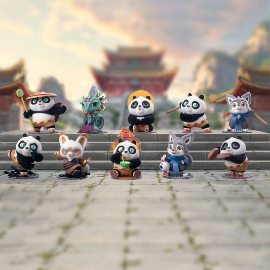 【New】Pop Mart Universal Kung Fu Panda Series Figures