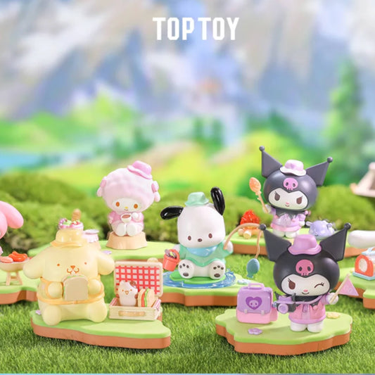 Top Toy Sanrio Characters Camping Series Blind Box Random Style