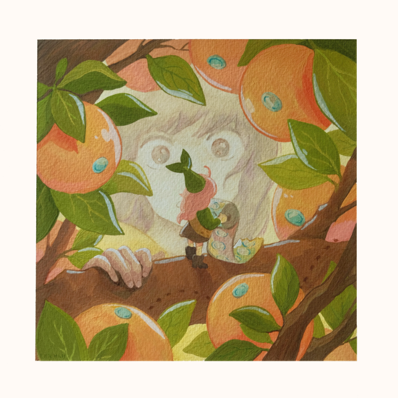Ellie Hall - Fruit Sticker Badge