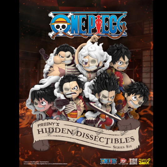 【New】Mighty Jaxx Freeny's Dissectibles: One Piece Luffy Vol.6 Blind Box Figure