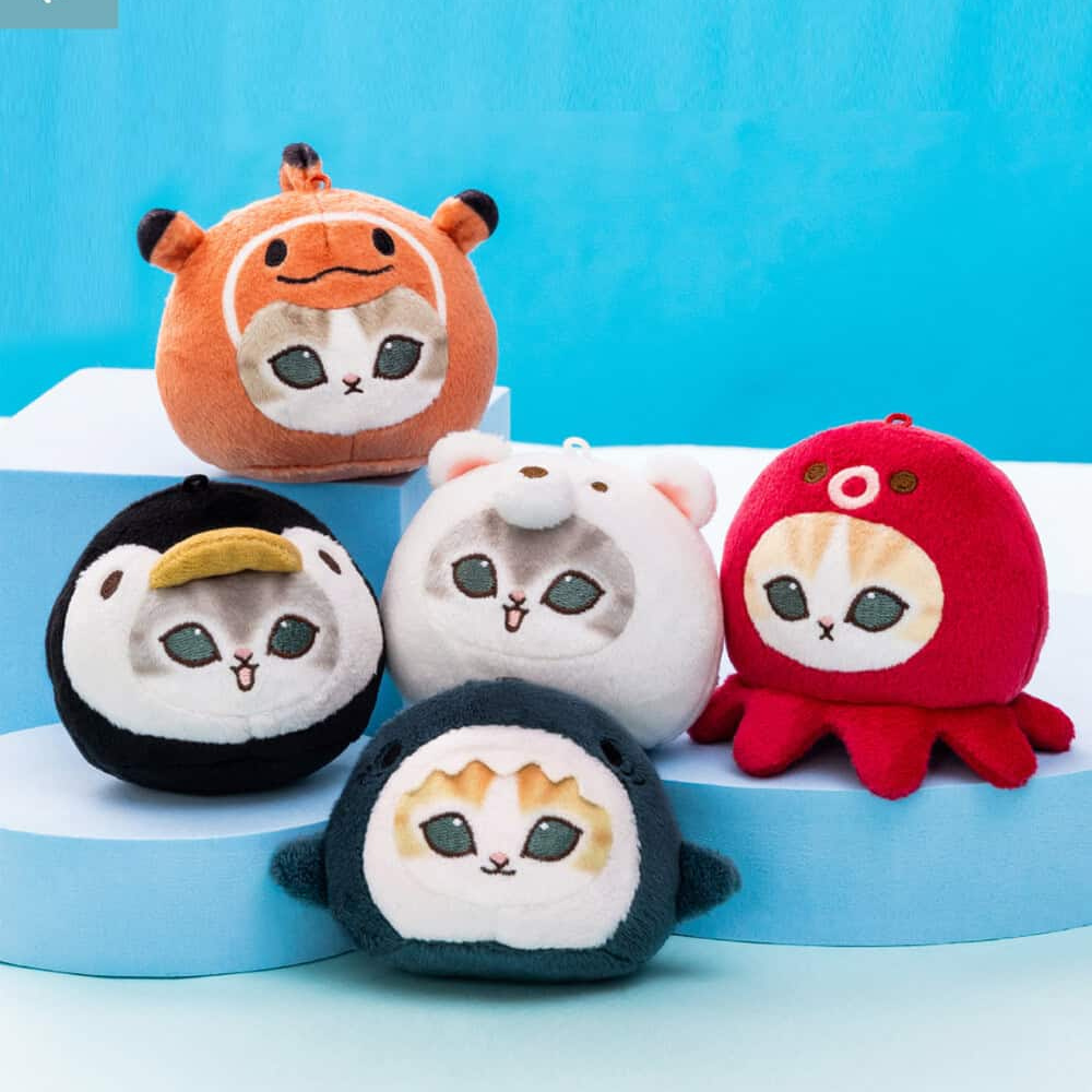 Mofusand Marine Life Meow Face Plush Blind Box