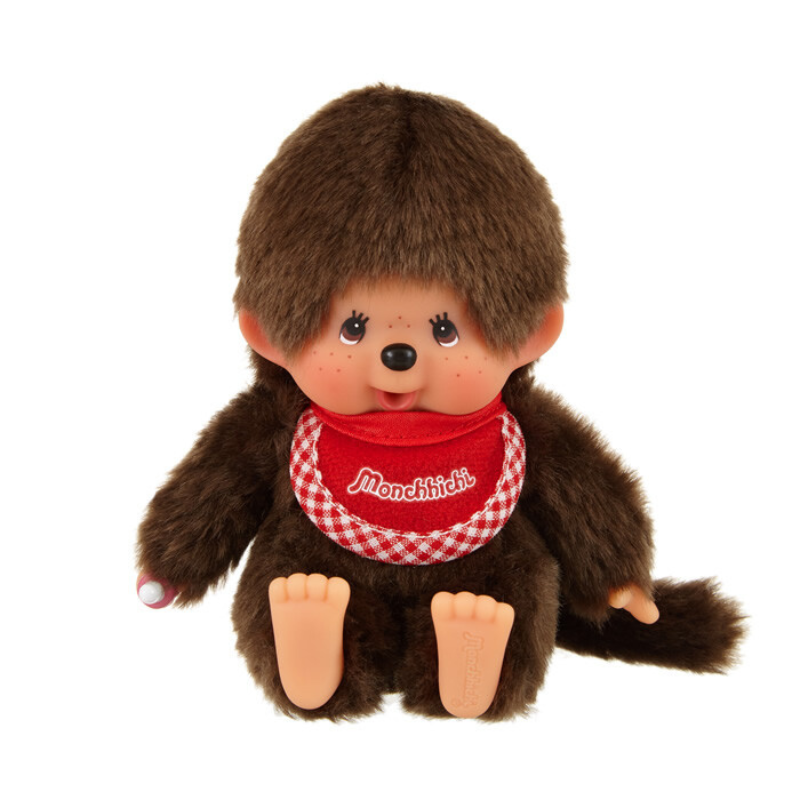 Monchhichi Premium Standard Series: Brown Boy Sitting Doll