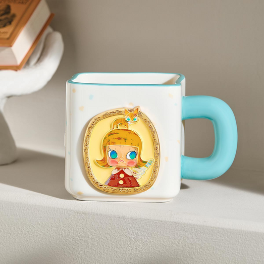 【Limited】Pop Mart MOLLY Anniversary Statues Classical Retro 2 Series-Picture Frame Cup