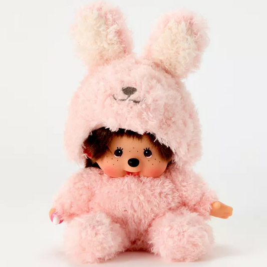 【Limited】Monchhichi Standard Fluffy Sitting Bunny