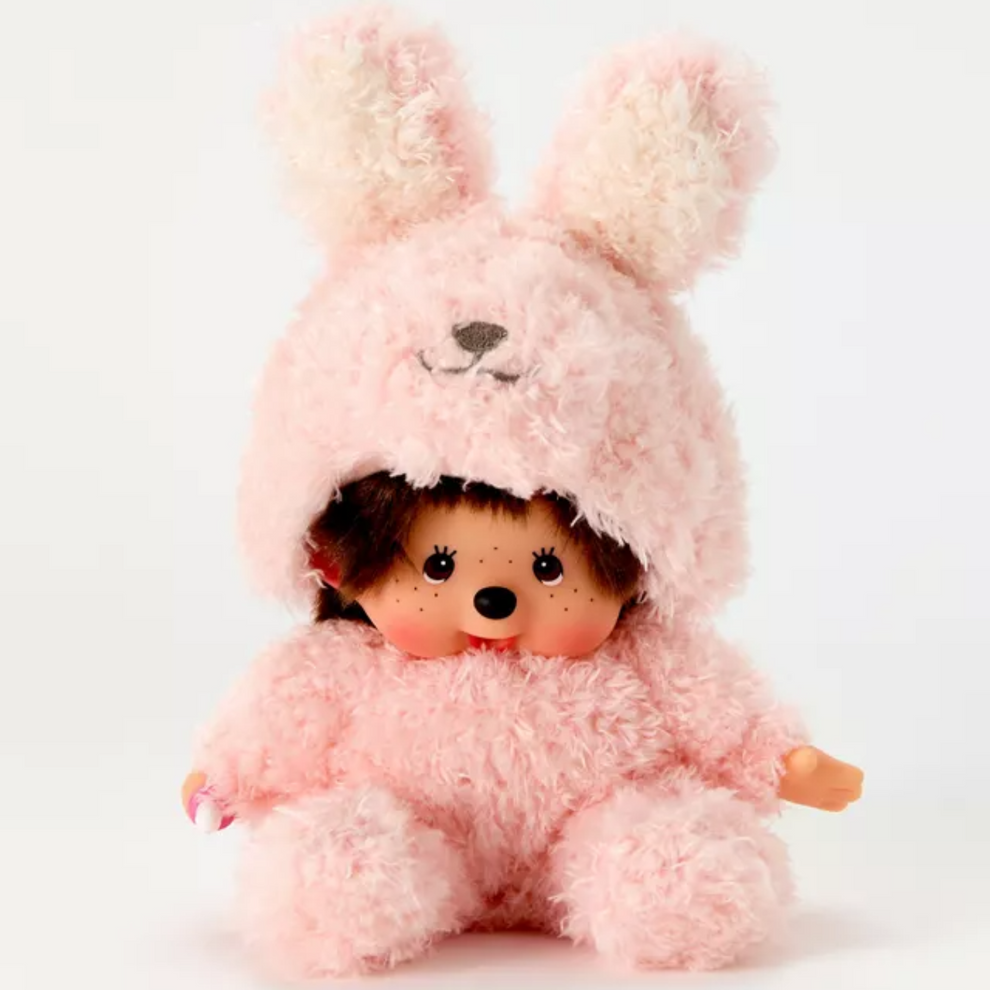 Monchhichi Standard Fluffy Sitting Bunny – Kouhigh Toys