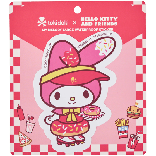 Tokidoki x HKF Fast Food Large Stickers