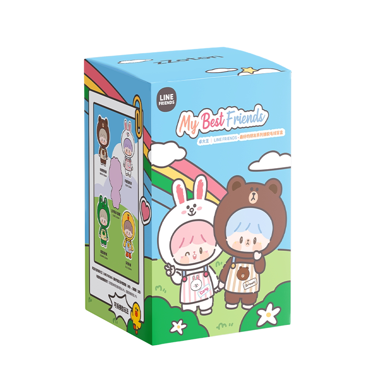 【Limited】Finding Unicorn zZoton x LINEFRIENDS My Best Friends Series Plush Blind Box