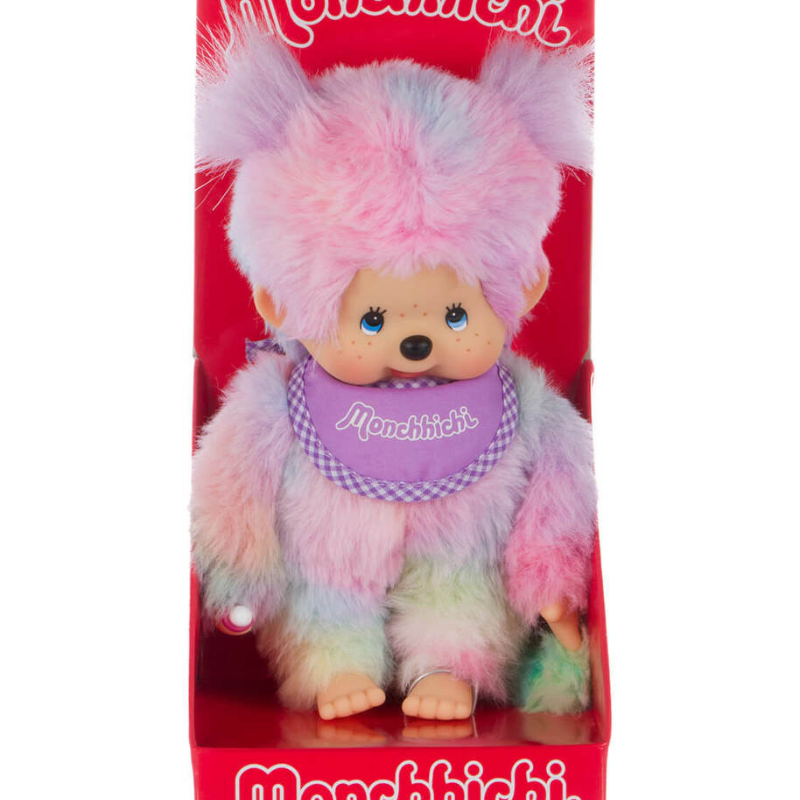 Monchhichi Classic Plush Toy- Tie-Dye Girl