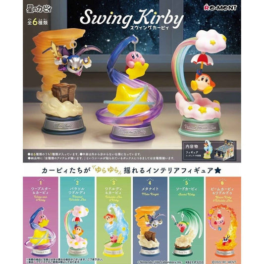 【New】re-Ment: Swing Kirby Series Blind Box Random Style