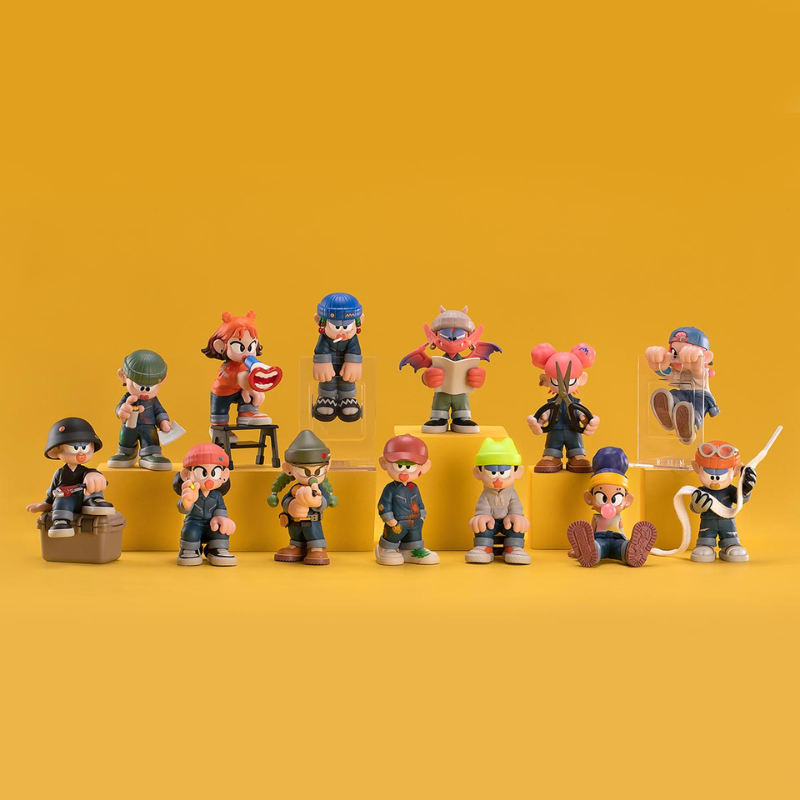 【New】Bazbon Working Boyz Series Blind Box Figure