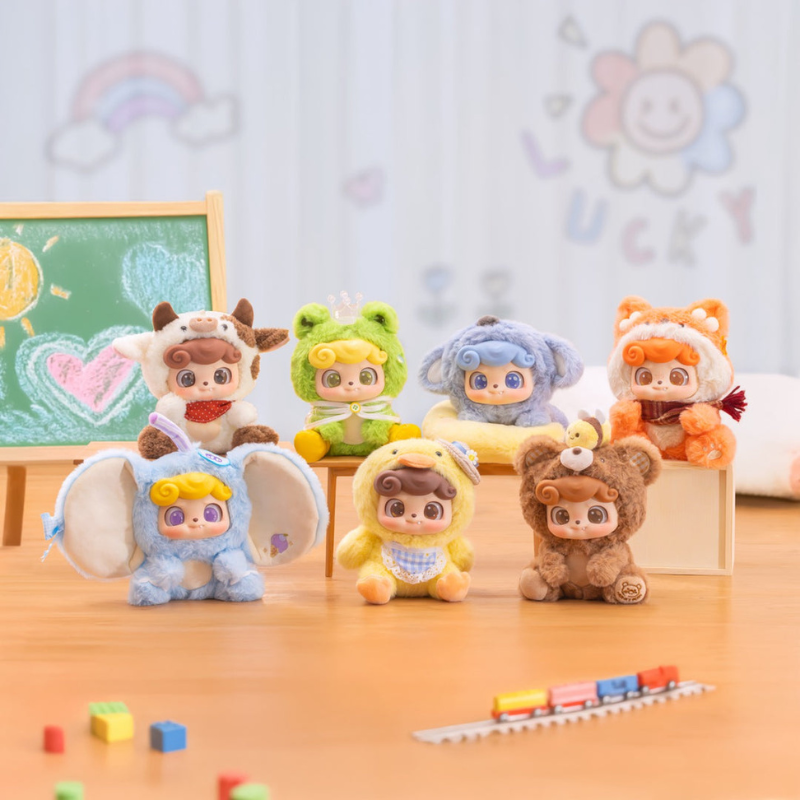 BOGO] Jotoys: Q KID Animal Preschool Plush Series Blind Box