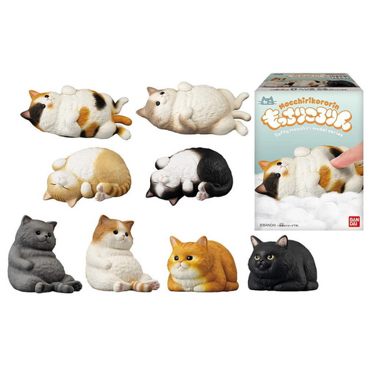 Shokugan Mocchiri Kororin Cats Soft Figure Random assortment