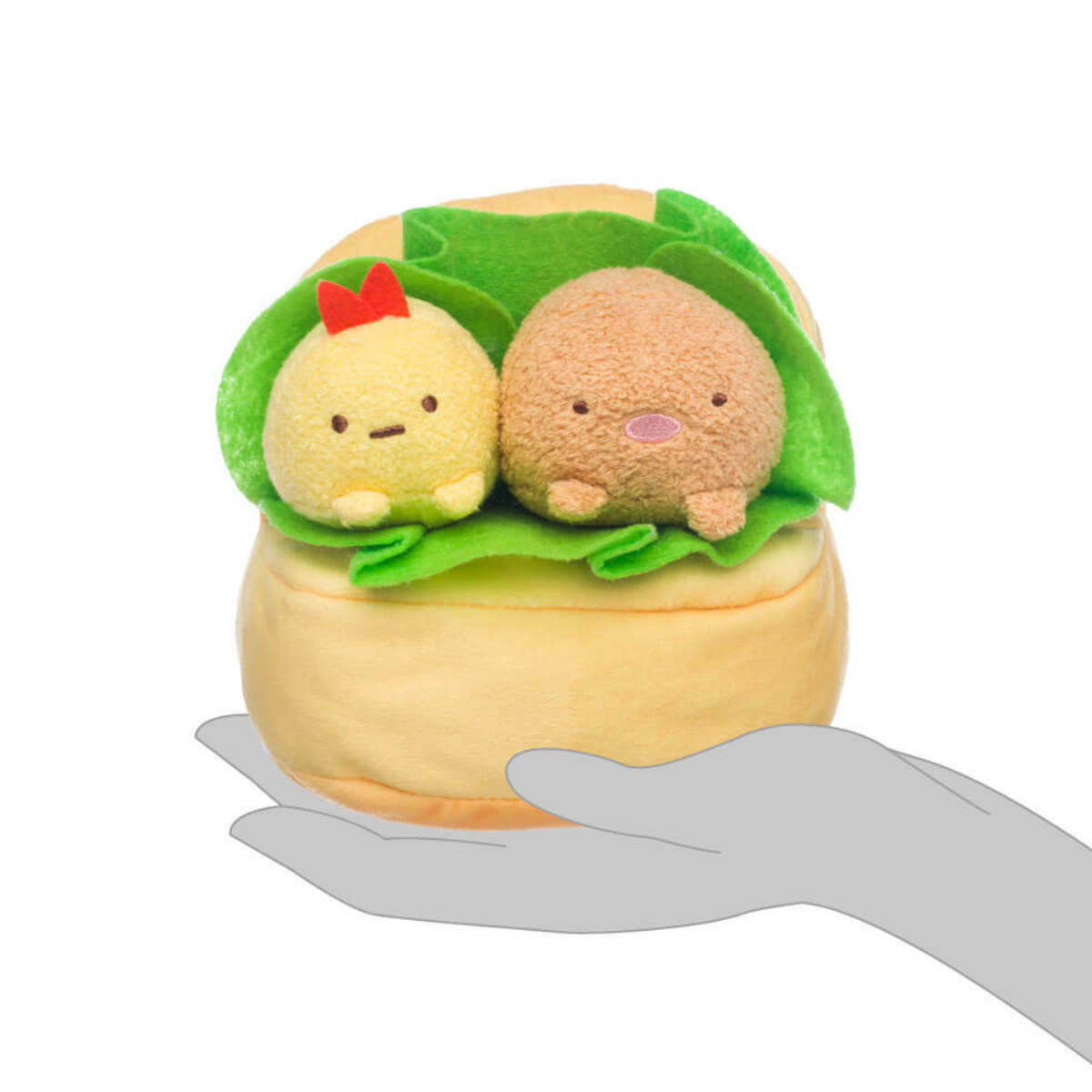 San-X Sumikkogurashi Original Tonkatsu and Ebi Sandwich Plush