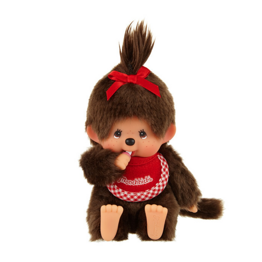 Monchhichi Premium Standard Series: Brown Girl Sitting Doll