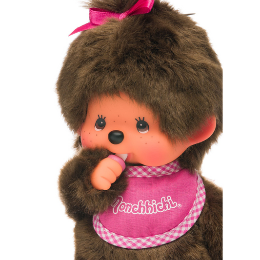 Monchhichi Classic Plush Toy - Pink Girl