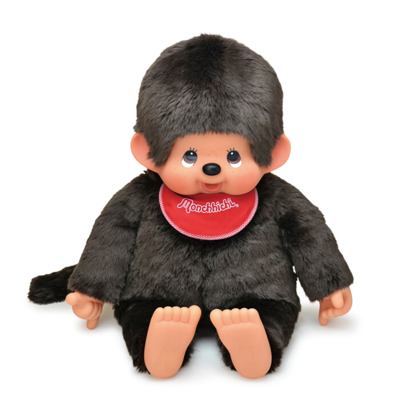 Monchhichi Premium Standard Series: Brown Boy Sitting Doll