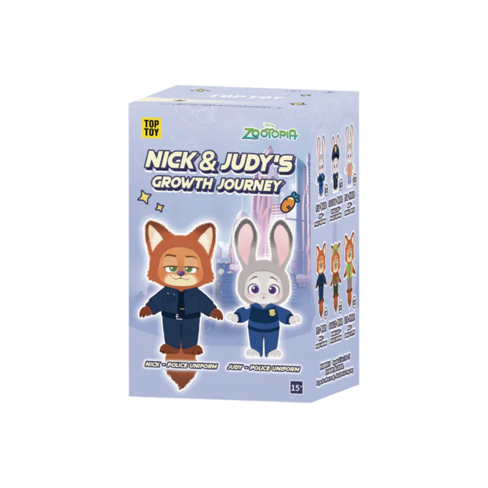【コンプリート】TOPTOY ズートピア　GROWTH JOURNEY TOPTOY Nick & Judy's Growth Journey Series Blind Box – Kouhigh Toys
