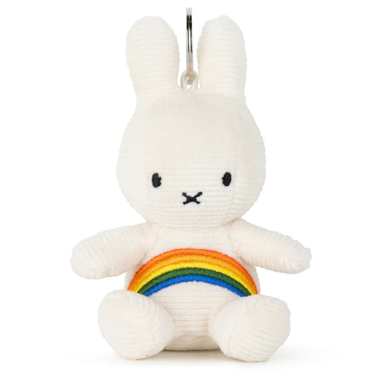 MIFFY Rainbow Offwhite 4" Keychain