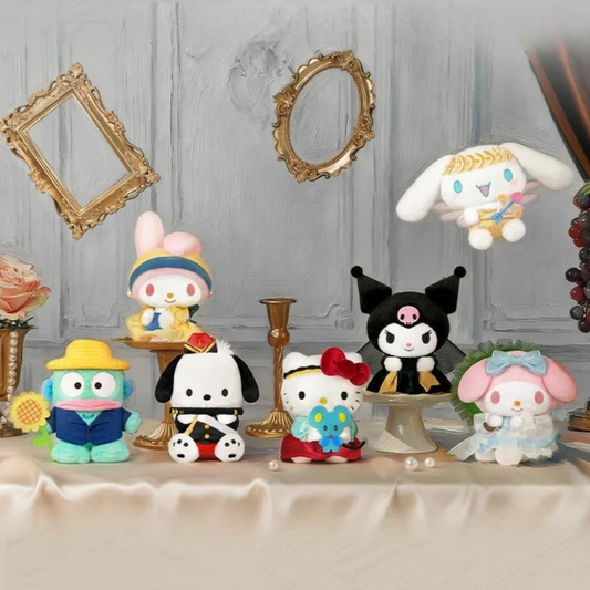 Sanrio Famous Paintings Series Plush Keychain Blind Box