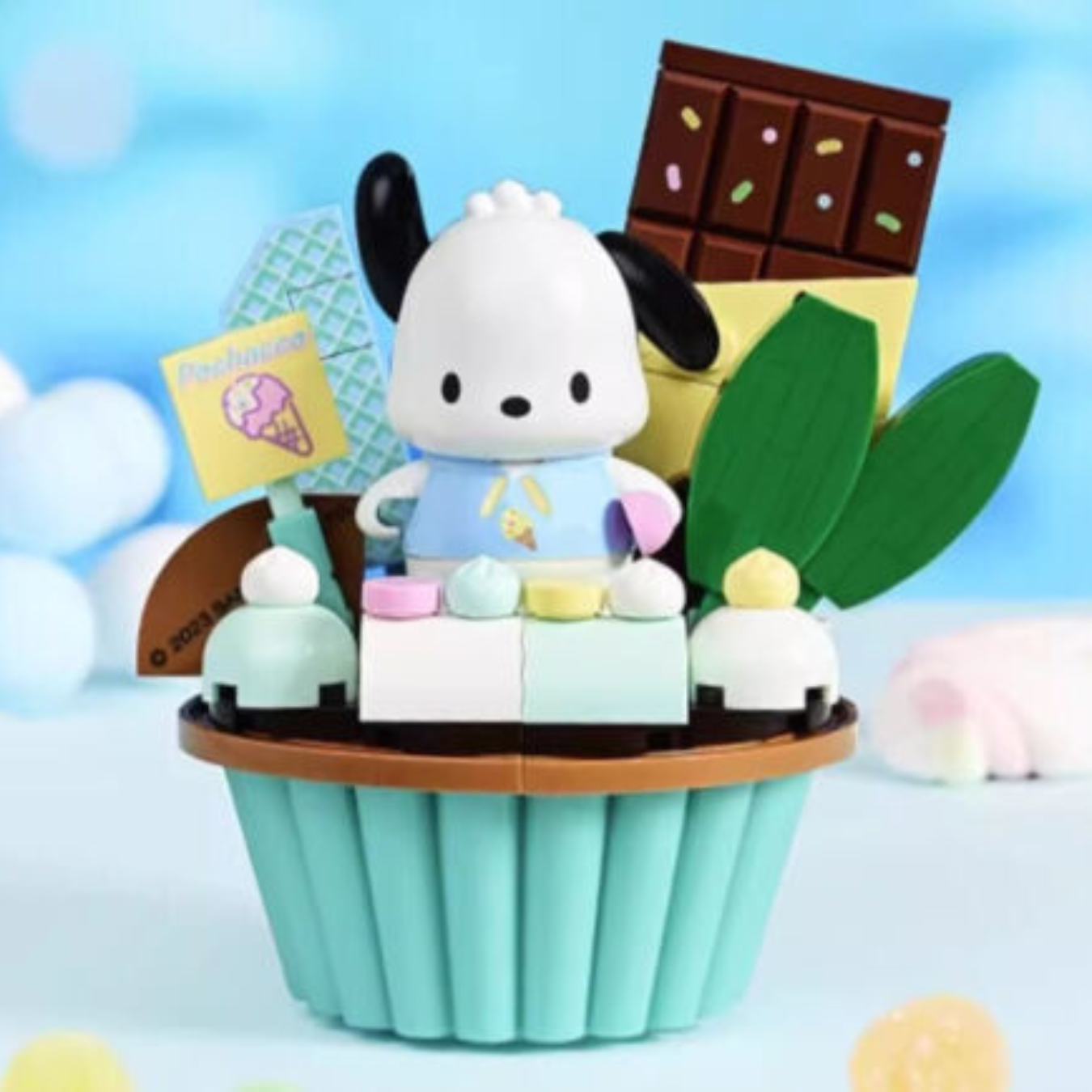 Keeppley X Sanrio Characters Building Blocks Set: Cupcakes