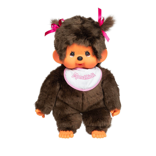Monchhichi Classic Girl RED Plush - 18''