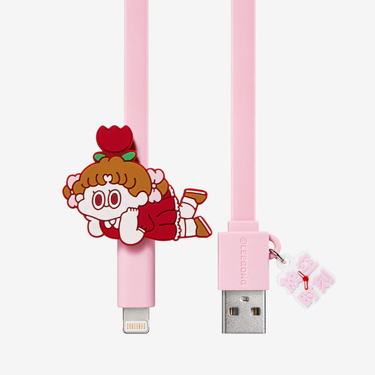 【New】Pop Mart Standard Love Dance Daily Work Series iPhone Cable Blind Box