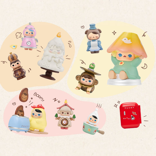 【NEW】Pop Mart Pucky Home Time Series Blind Box Figure