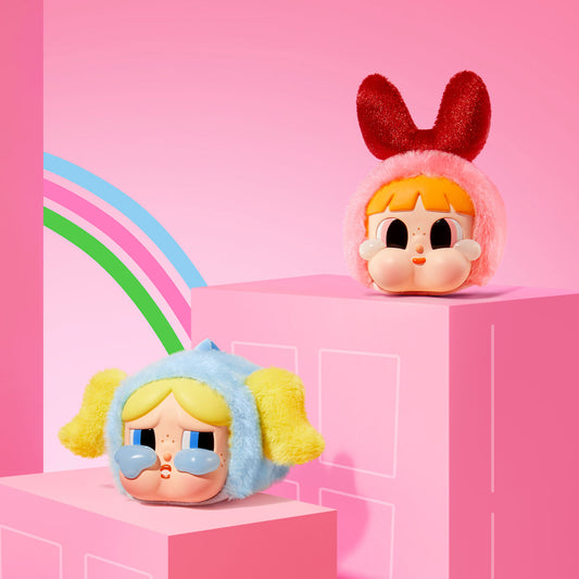 【Limited】Pop Mart CRYBABY × Powerpuff Girls Series-Vinyl Face Plush Blind Box