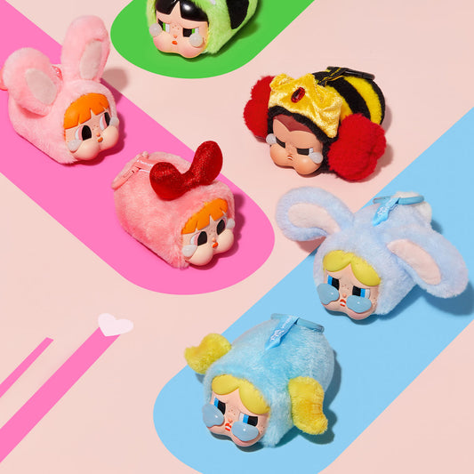 【Limited】Pop Mart CRYBABY × Powerpuff Girls Series-Vinyl Face Plush Blind Box