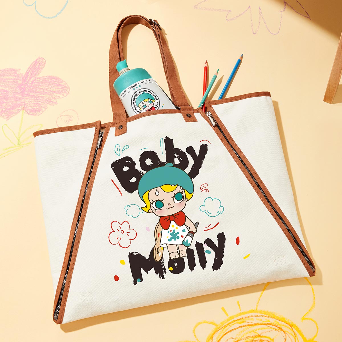 【NEW】POP MART Baby Molly When I was Three! Series-Shoulder Bag