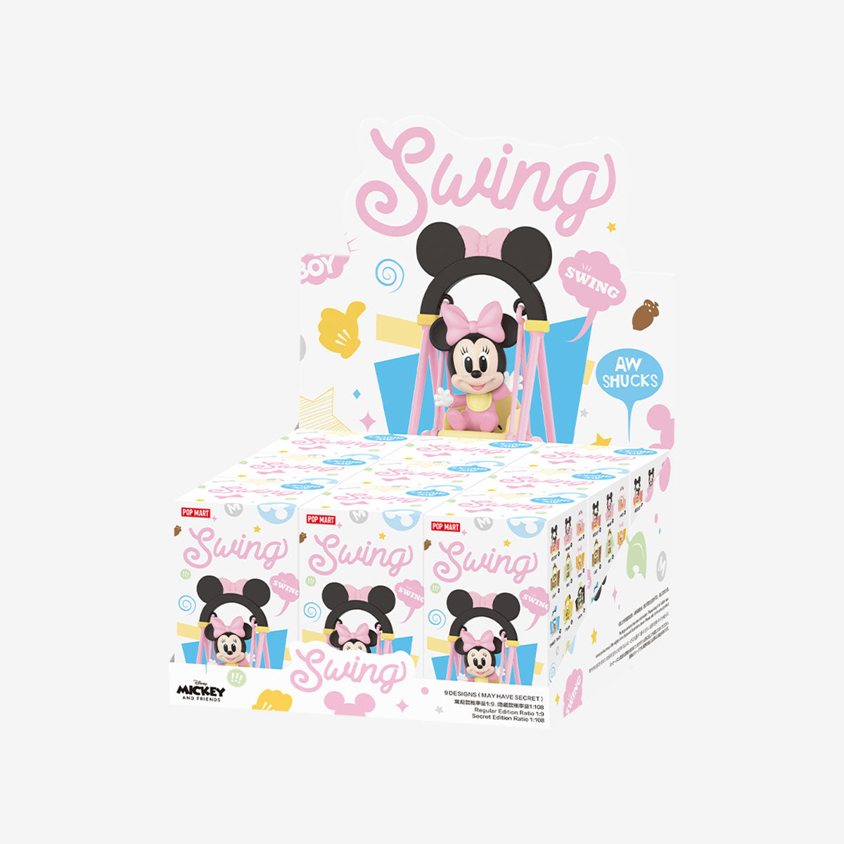 【NEW】Pop Mart Disney Swing Series Figures