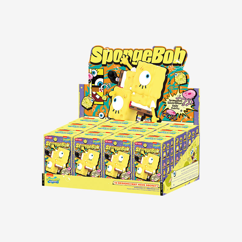 【New】Pop Mart SpongeBob SquarePants Daily Quirks Series Figures