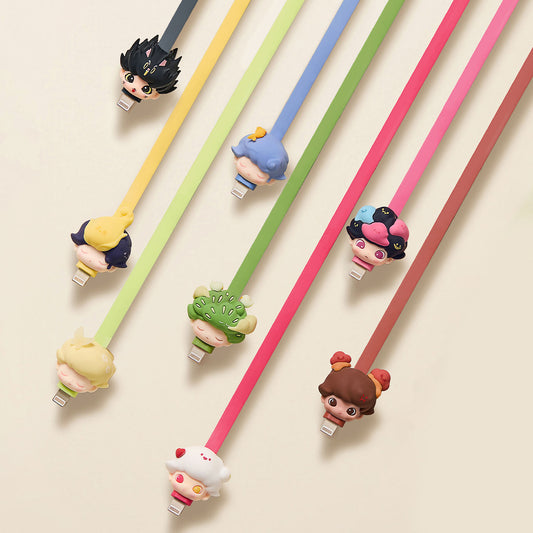 【New】Pop Mart DIMOO By Your Side Series-Cable Blind Box (iPhone)