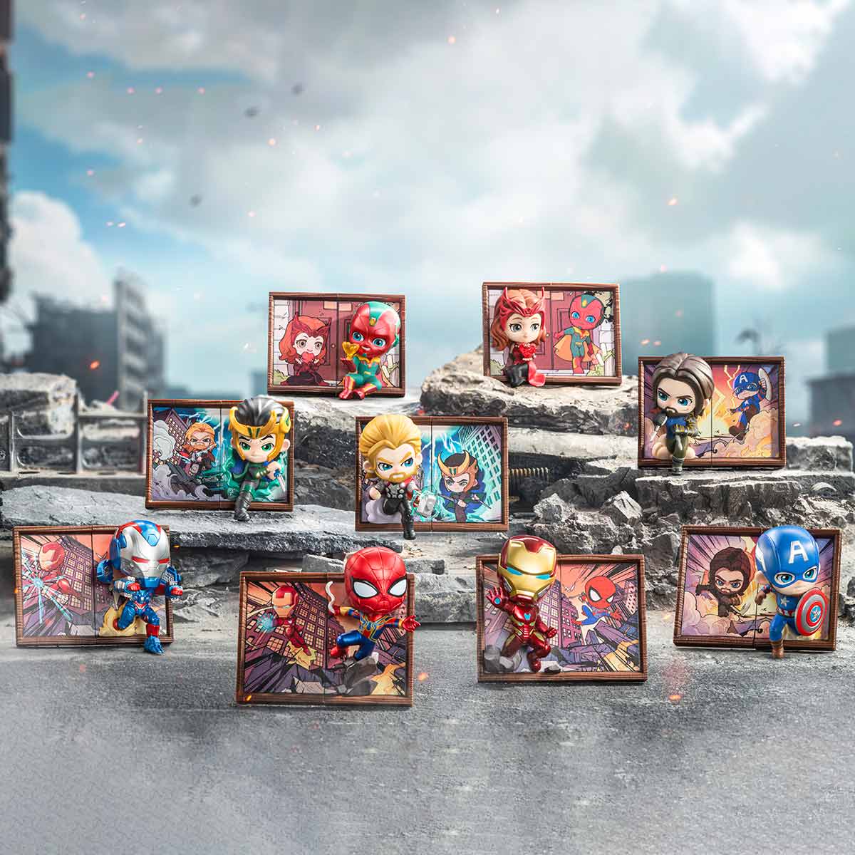 【NEW】POP MART Marvel Photo Frame Series Blind Box