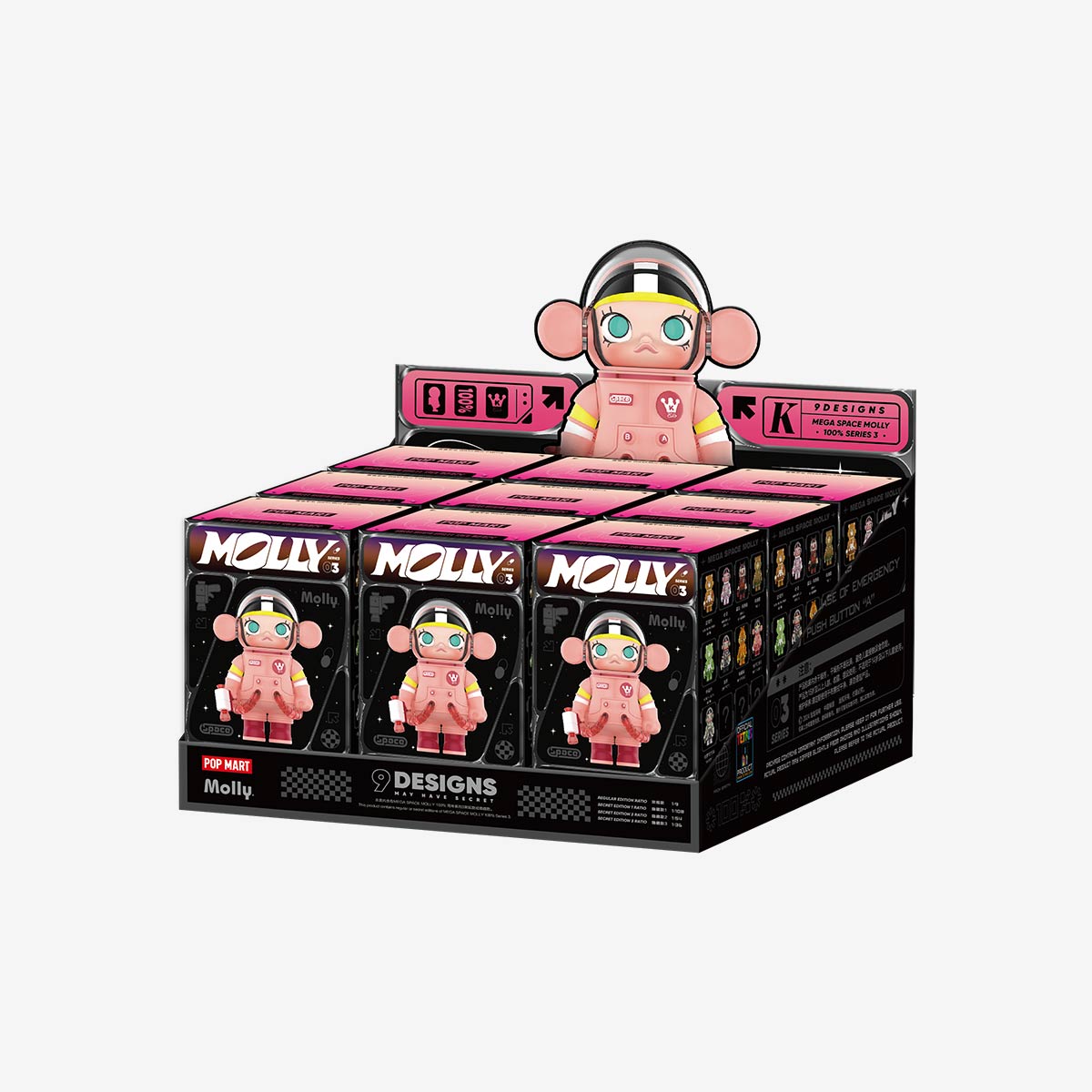 【NEW】POP MART MEGA SPACE MOLLY 100% Series 3 Blind Box