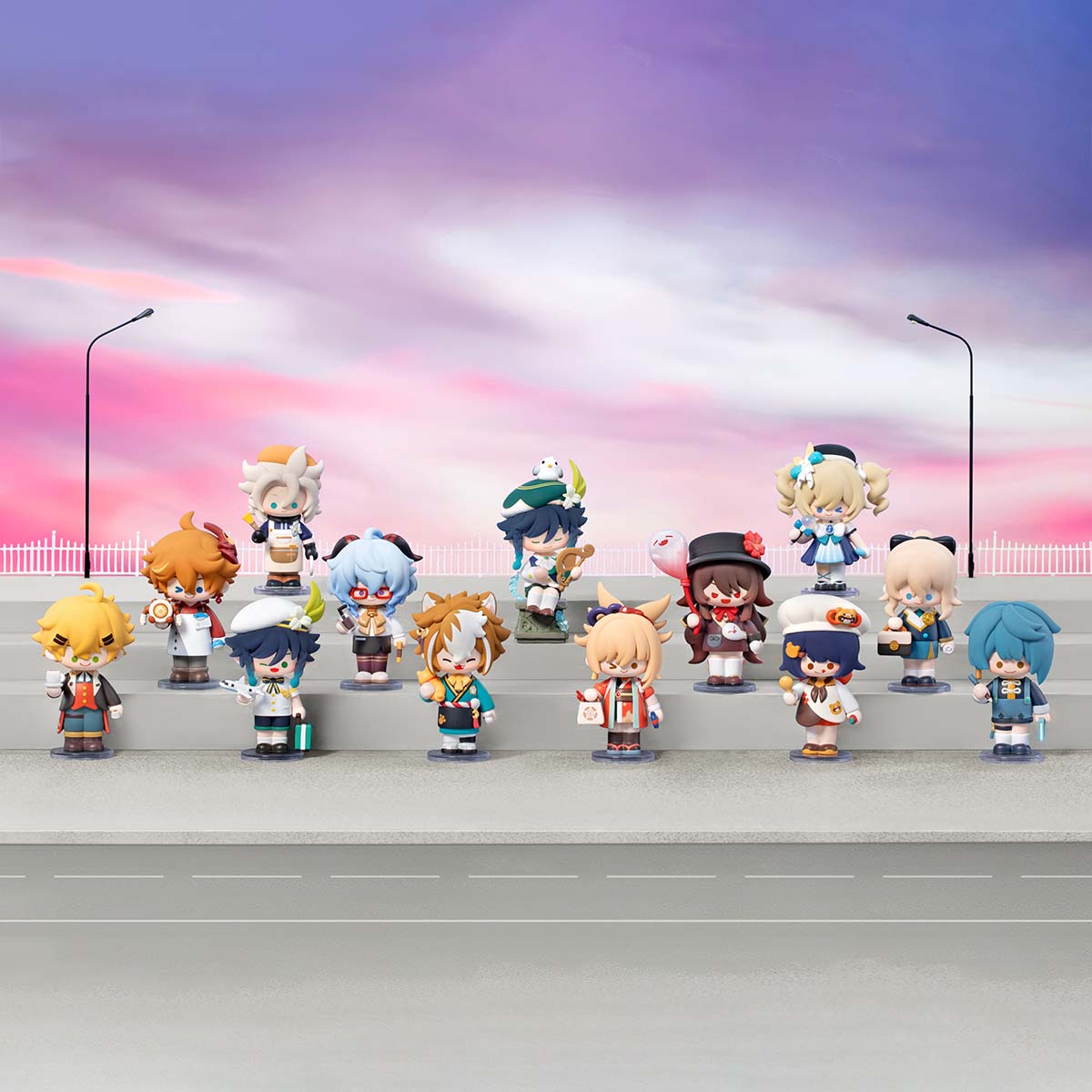 【NEW】POP MART Genshin Impact Dress-Up Dreams Themed Chibi Series Figures