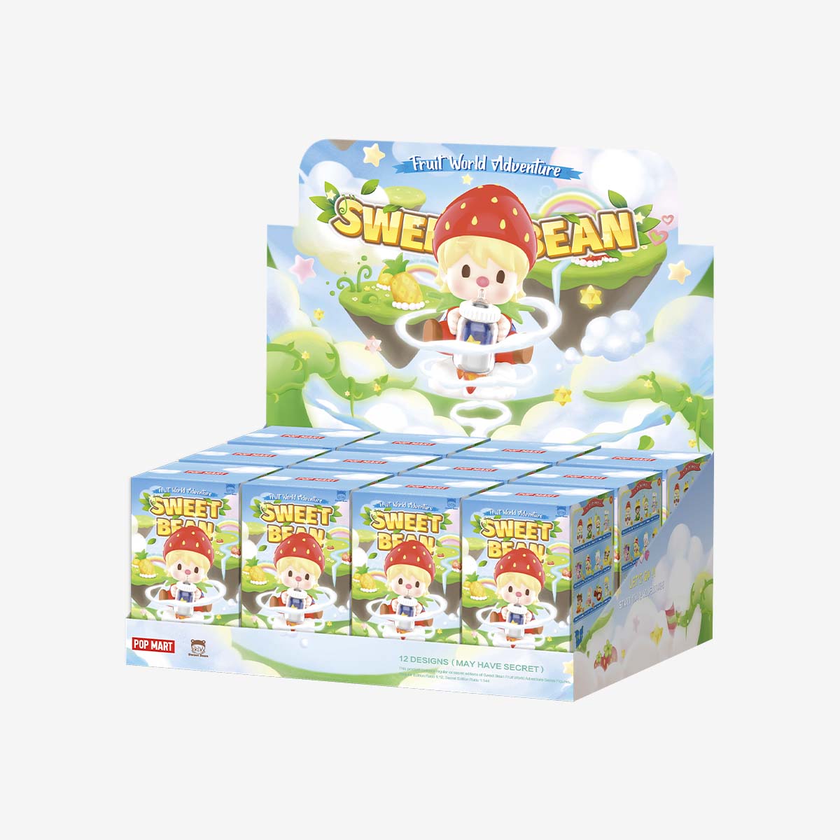 【NEW】POP MART Sweet Bean Fruit World Adventure Series Figures