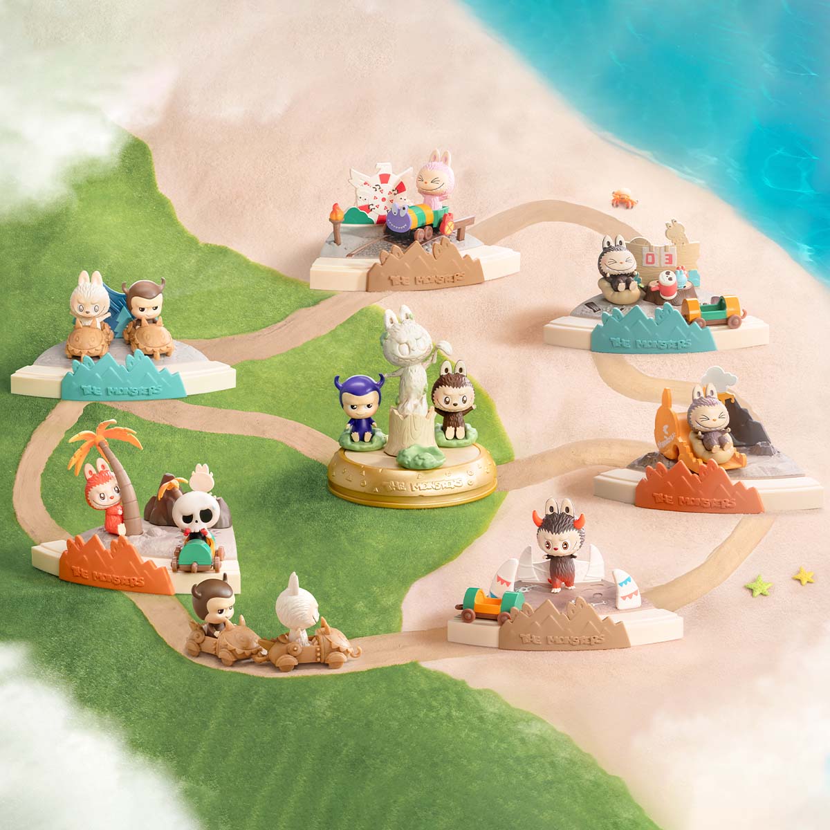 【NEW】POP MART THE MONSTERS Playing Games Series Scene Sets