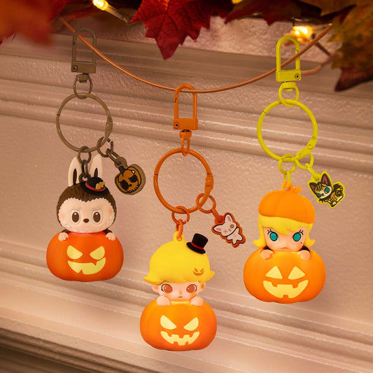 【NEW】POP MART Happy Halloween Party Series - MOLLY Luminous Pumpkin Pendant