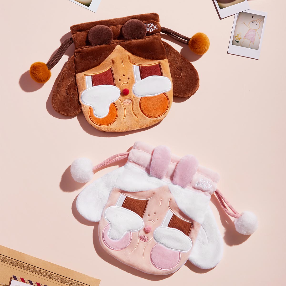POP MART CRYBABY Crying Again Series-Storage Bag