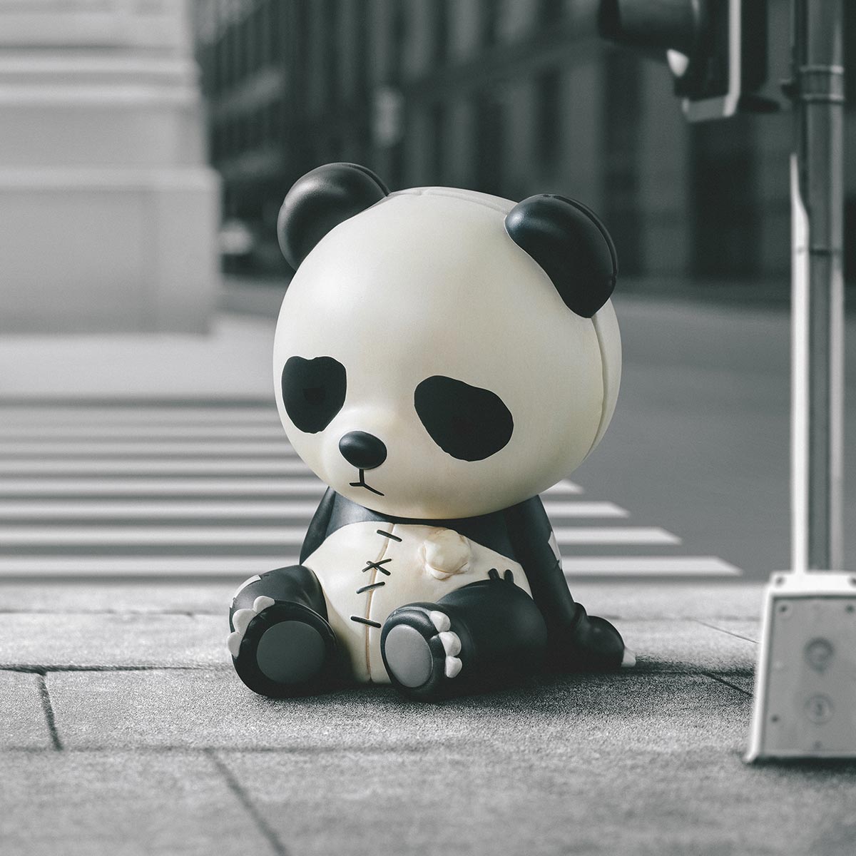 【NEW】POP MART Hirono Doll Panda Figure