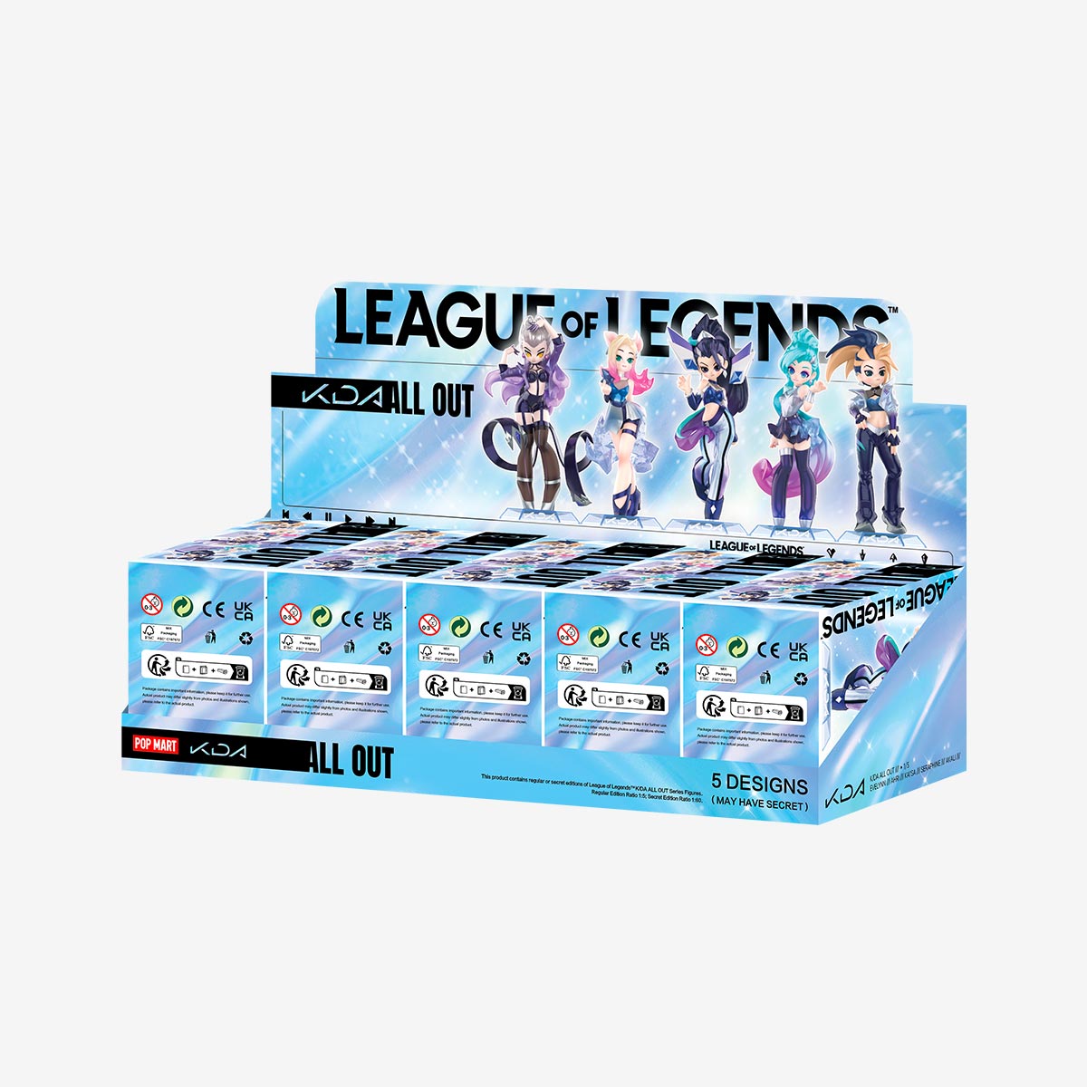 POP MART League of Legends K/DA ALL OUT Series Figures