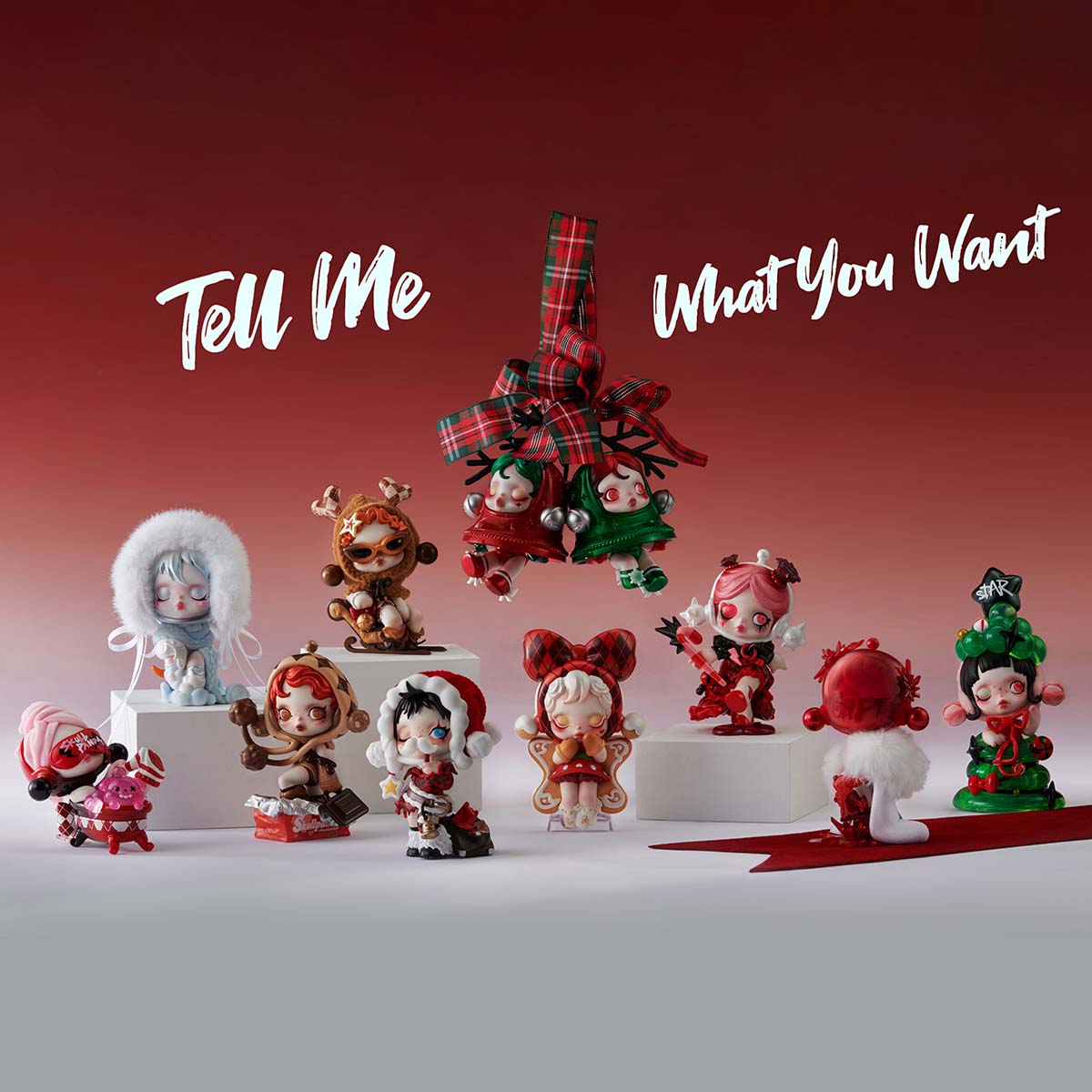 【NEW】Pop Mart SKULLPANDA Tell Me What You Want Series Figures