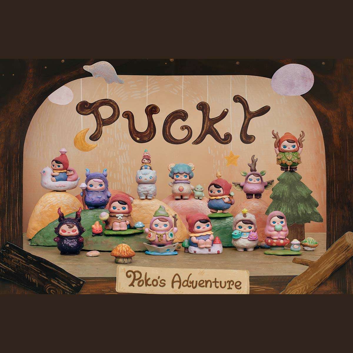Pop Mart PUCKY Poko's Adventure Series Figures