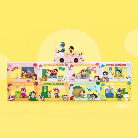 【NEW】POP MART Crayon Shinchan Life Theatre Series Scene Sets
