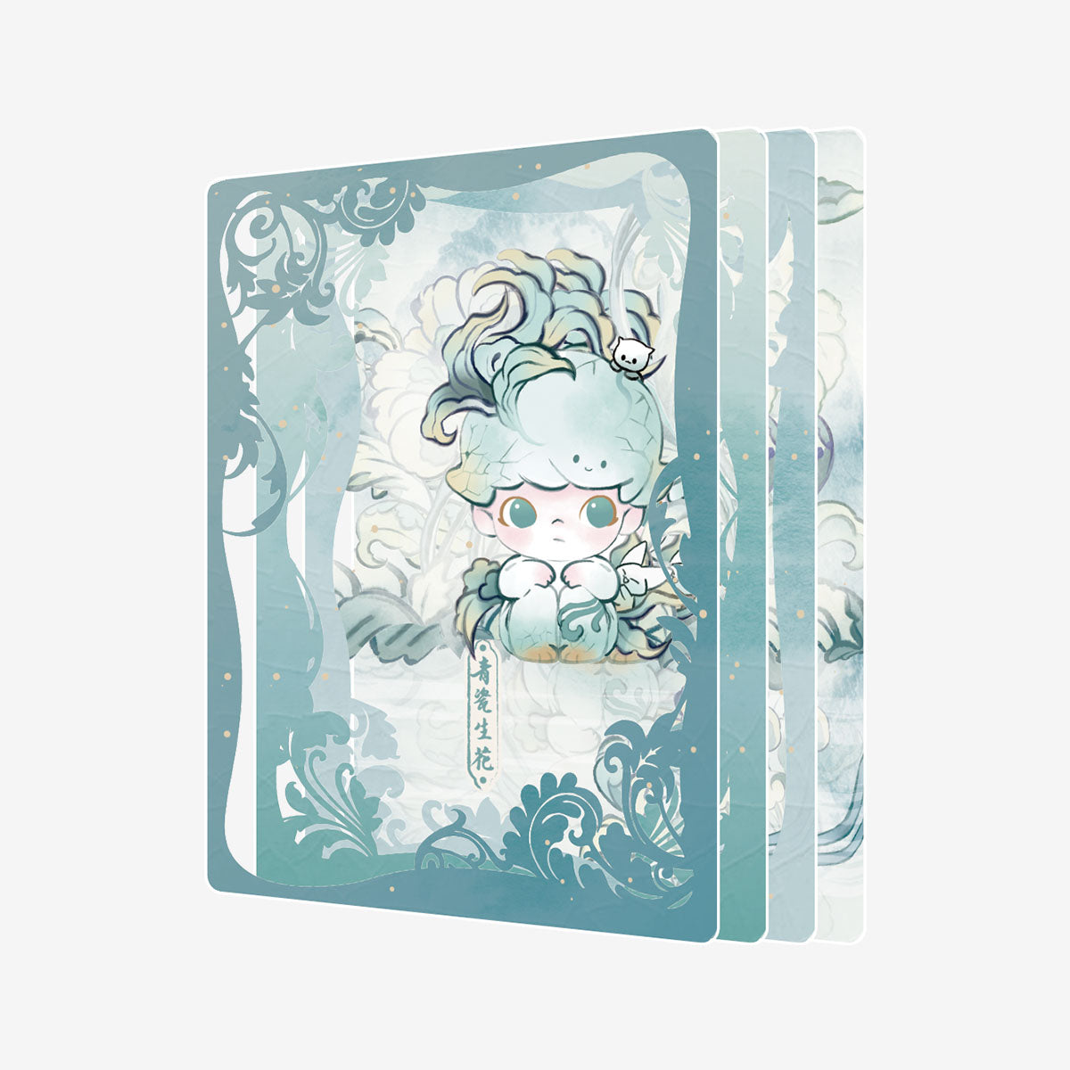 【NEW】POP MART DIMOO Stories in the Cup Series Figures Art Collection Cards